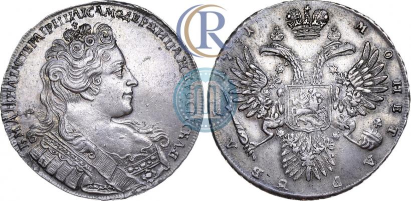 Picture 1 rouble 1731 year  