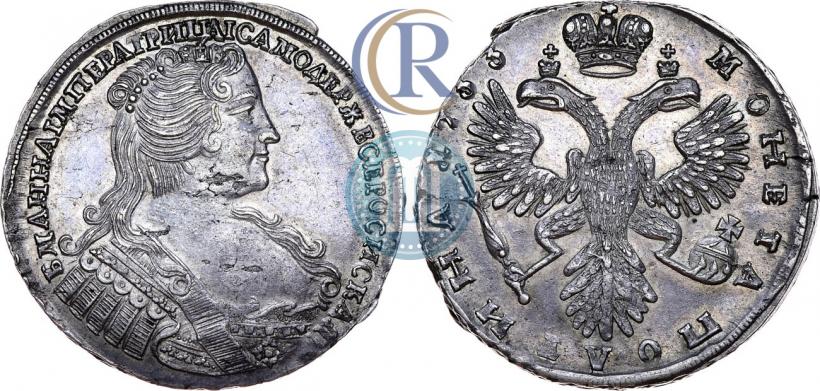 Picture Poltina 1733 year  
