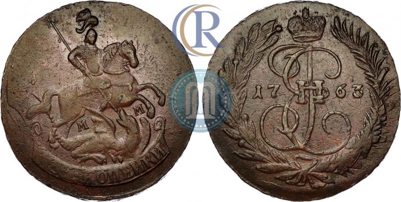 Picture 2 kopecks 1763 year ММ 