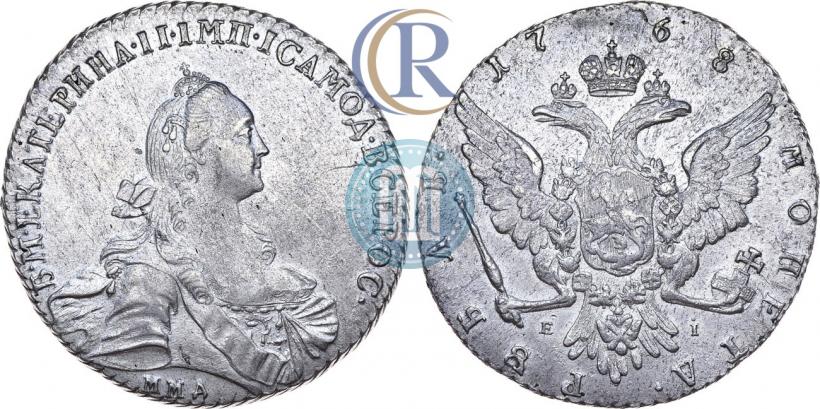Picture 1 rouble 1768 year ММД-EI 