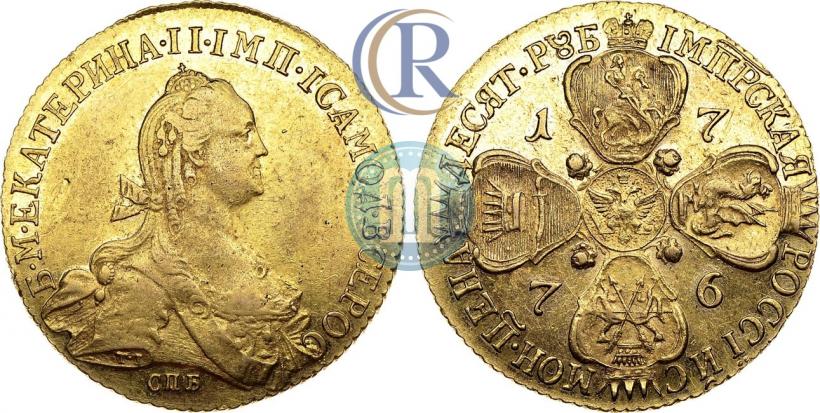 Picture 10 roubles 1776 year СПБ 