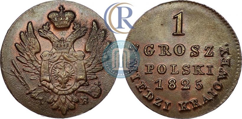 Фото 1 грош 1825 года IB 