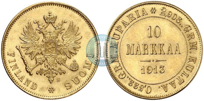 Picture 10 markkaa 1913 year S 
