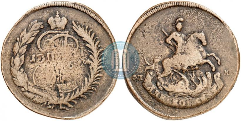 Picture 2 kopecks 1763 year СПМ 