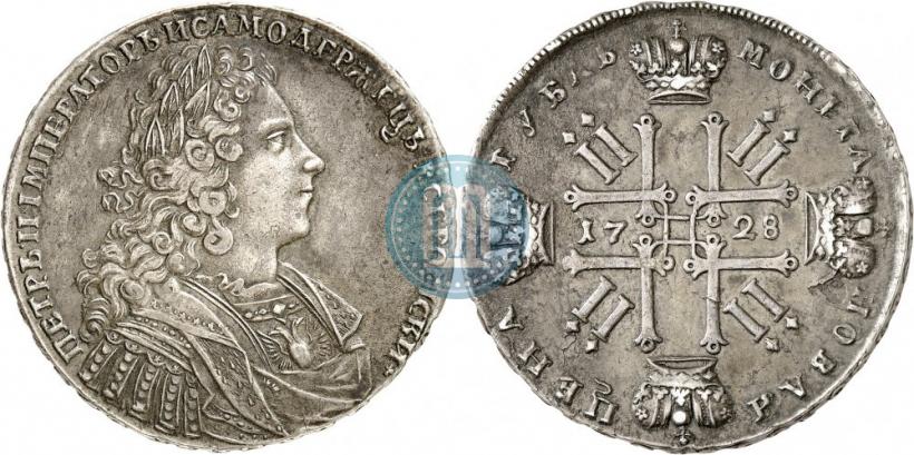 Picture 1 rouble 1728 year  "Type of 1728"