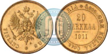 Picture 20 markkaa 1911 year L 