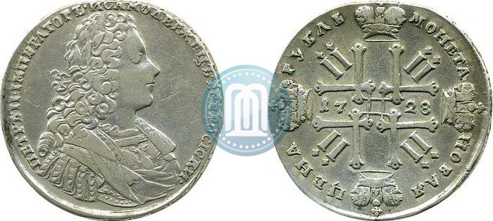 Фото 1 рубль 1728 года  "Тип 1728"