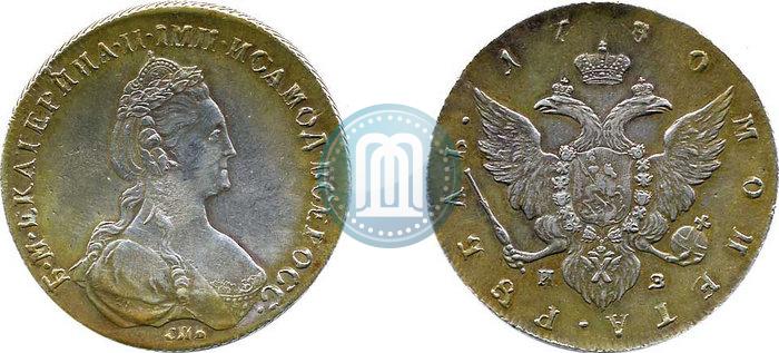 Picture 1 rouble 1780 year СПБ-ИЗ 