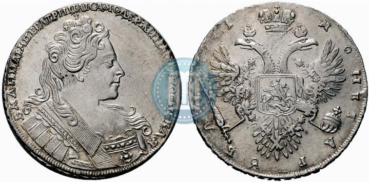 Picture 1 rouble 1731 year  