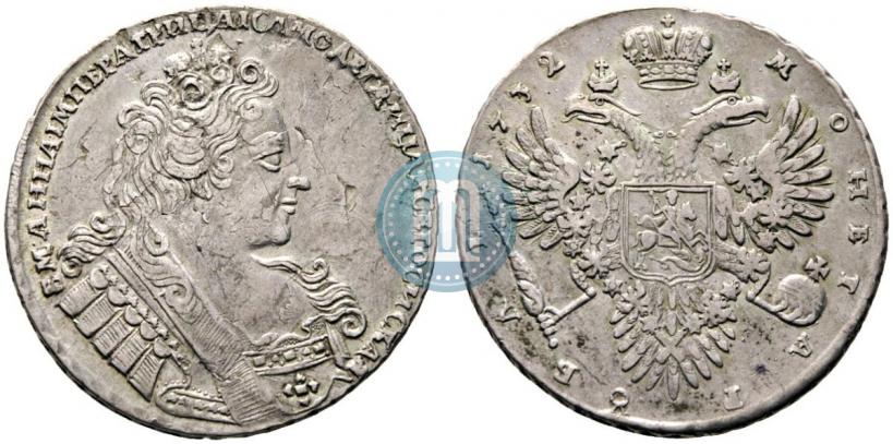 Picture 1 rouble 1732 year  