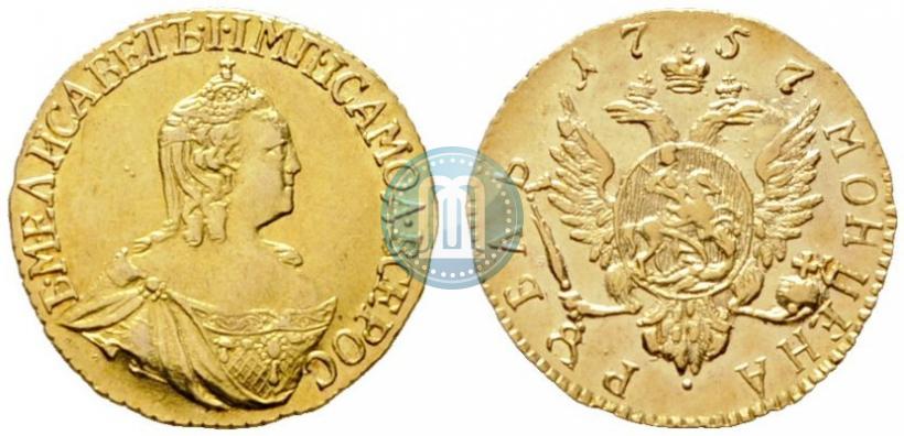Picture 1 rouble 1757 year  