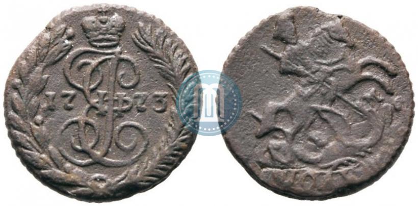 Фото Полушка 1773 года ЕМ 