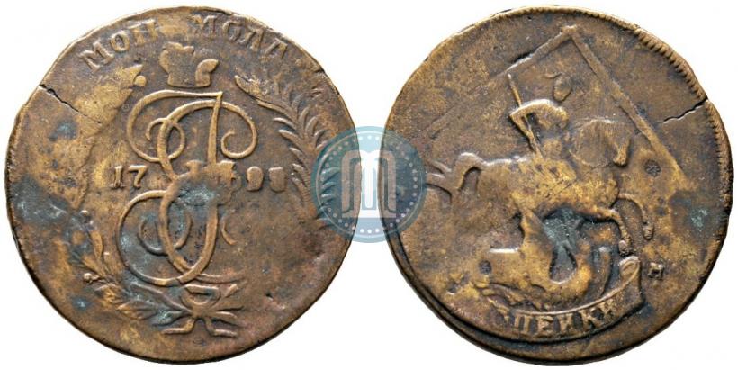 Picture 2 kopecks 1795 year ММ 