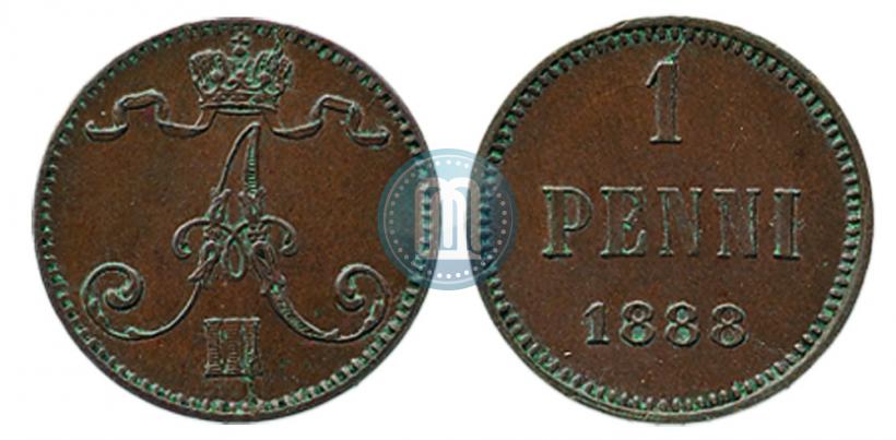 Picture 1 penni 1888 year  