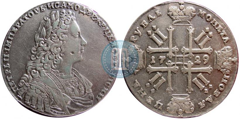 Picture 1 rouble 1729 year  "Type of 1728"