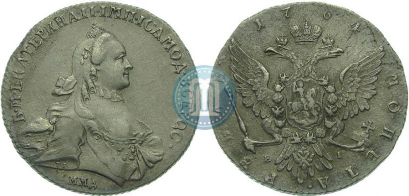 Picture 1 rouble 1764 year ММД-EI 
