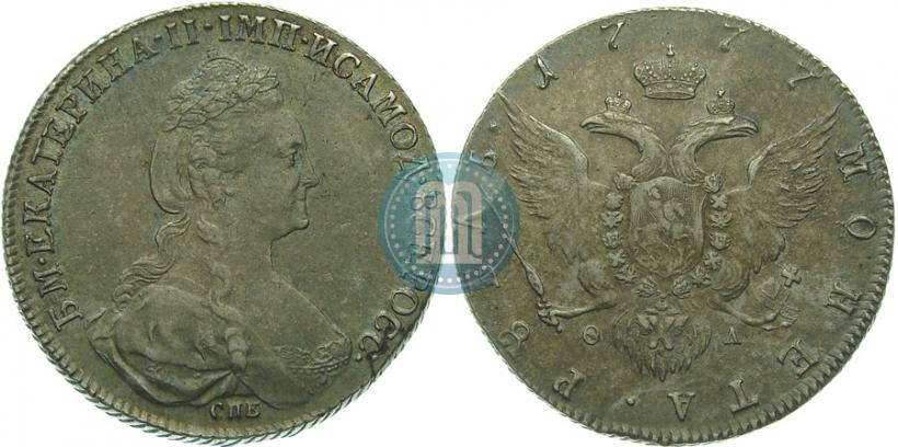 Picture 1 rouble 1777 year СПБ-ФЛ 