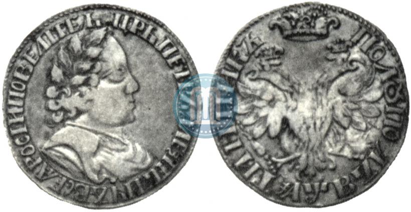 Picture Polupoltinnik 1702 year  "Large head"