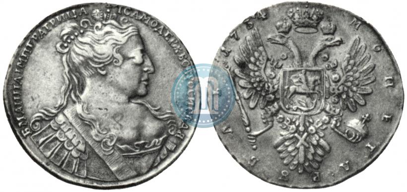 Picture 1 rouble 1734 year  "Type of 1734"