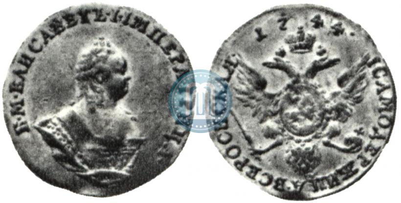 Picture 1 ducat 1744 year  
