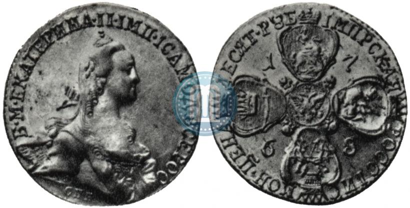 Picture 10 roubles 1768 year СПБ 