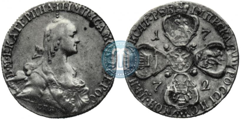 Picture 10 roubles 1772 year СПБ 