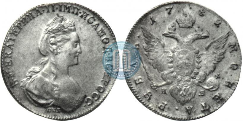 Picture 1 rouble 1782 year СПБ-ИЗ 