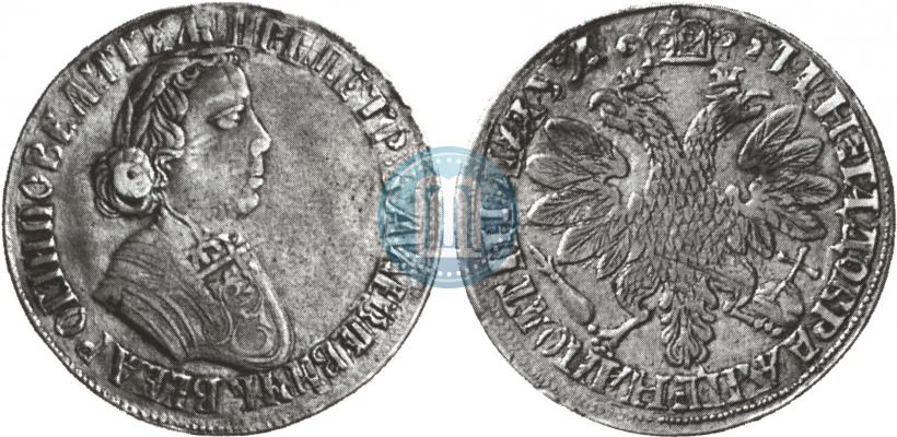 Picture Poltina 1704 year  "Portrait by F. Alekseev"