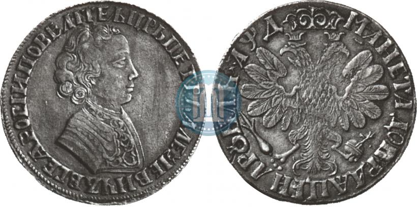 Picture 1 rouble 1704 year  