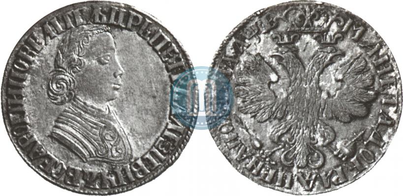 Picture Poltina 1705 year  "Portrait by F. Alekseev"