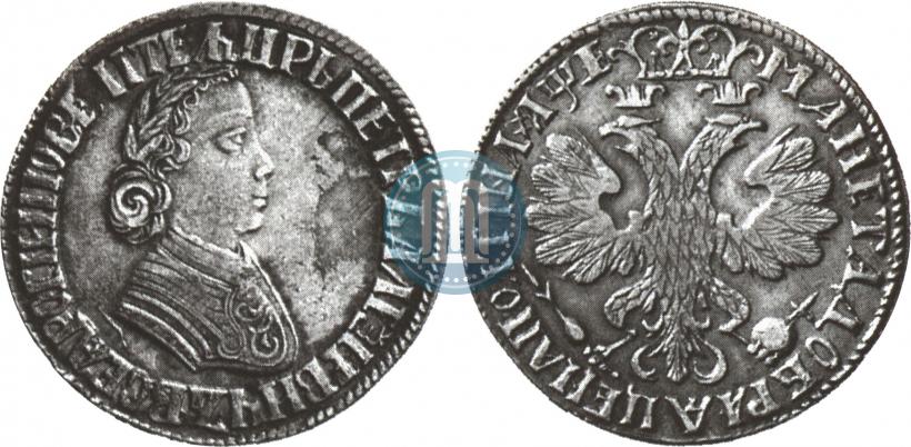 Picture Poltina 1705 year  "Portrait by F. Alekseev"