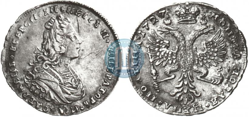 Picture Poltina 1727 year  "Moscow type"