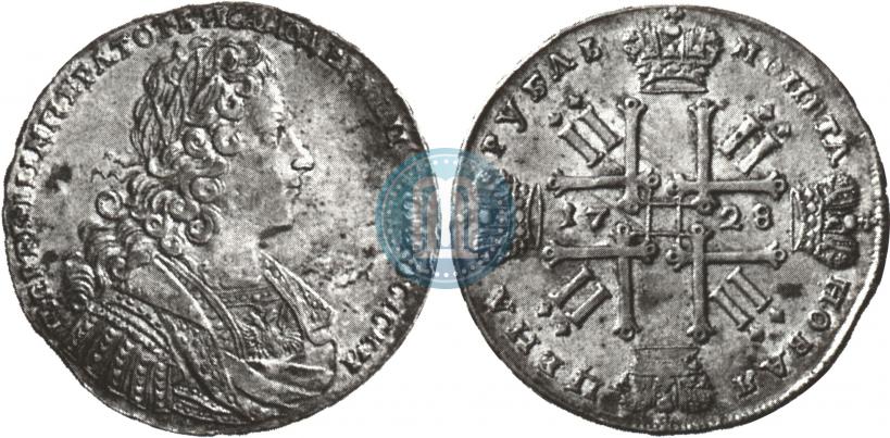 Фото 1 рубль 1728 года  "Тип 1728"