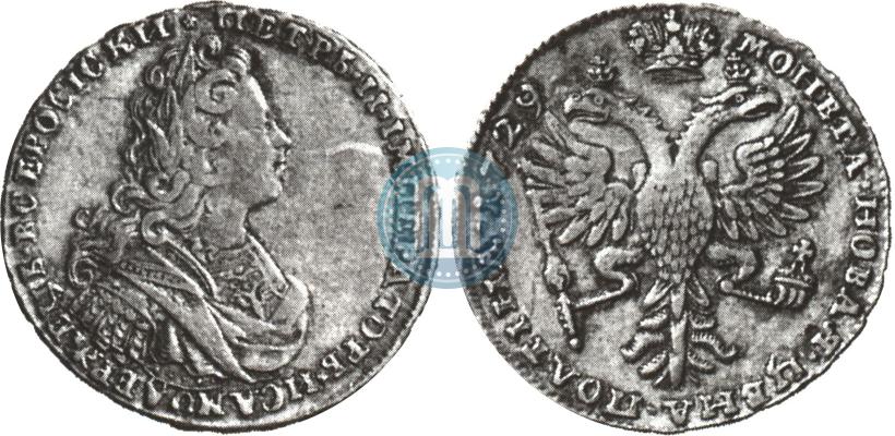 Фото Полтина 1729 года  