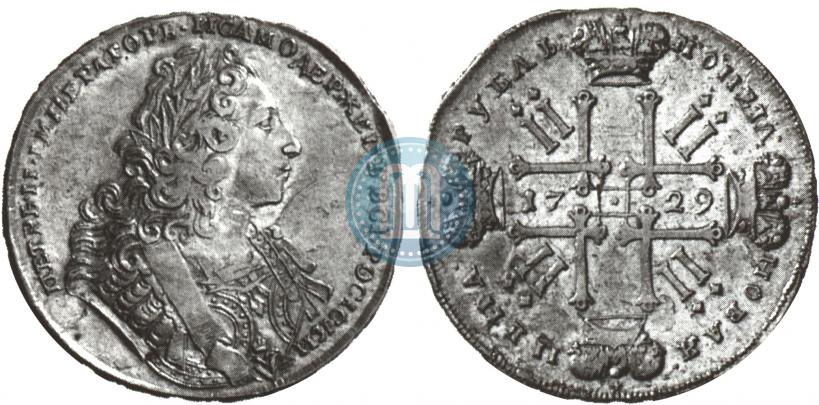 Picture 1 rouble 1729 year  "Type of 1729"