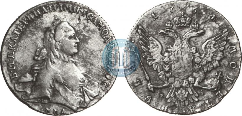 Picture 1 rouble 1764 year ММД-EI 