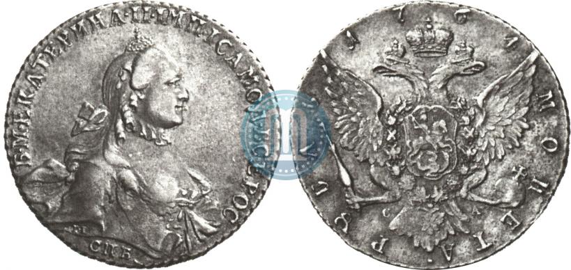 Picture 1 rouble 1764 year СПБ-СА 