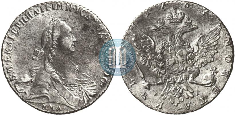 Picture 1 rouble 1767 year ММД-EI 