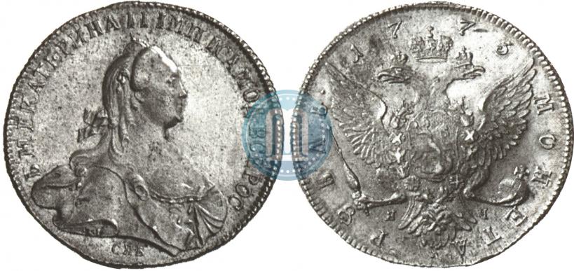 Фото 1 рубль 1773 года СПБ-ЯЧ-Т.I. 