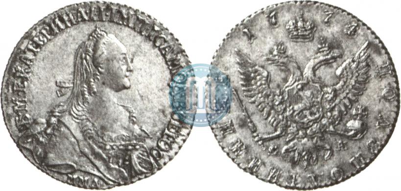 Фото Полуполтинник 1774 года ММД-СА 