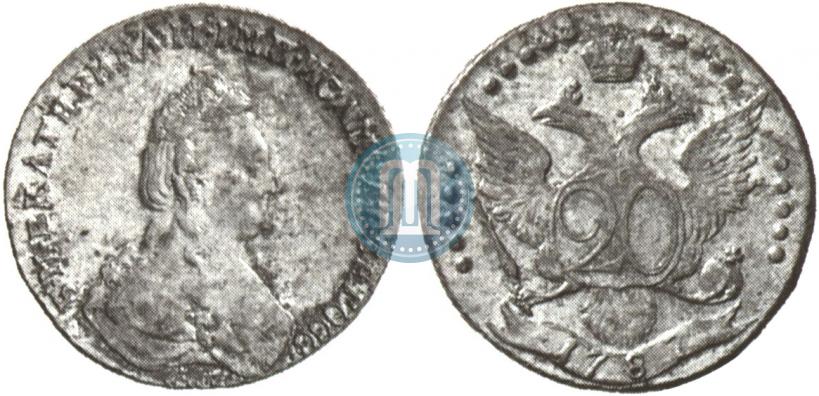 Picture 20 kopecks 1787 year СПБ 