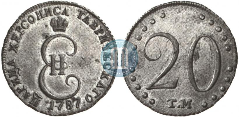 Picture 20 kopecks 1787 year ТМ 