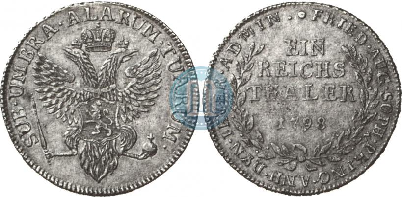 Фото Ein reichsthaler 1798 года  "Княжество Йевер"
