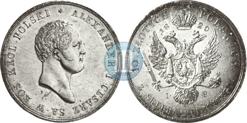 Picture 10 złotych 1820 year IB 