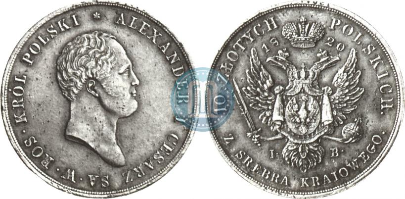 Picture 10 złotych 1820 year IB 