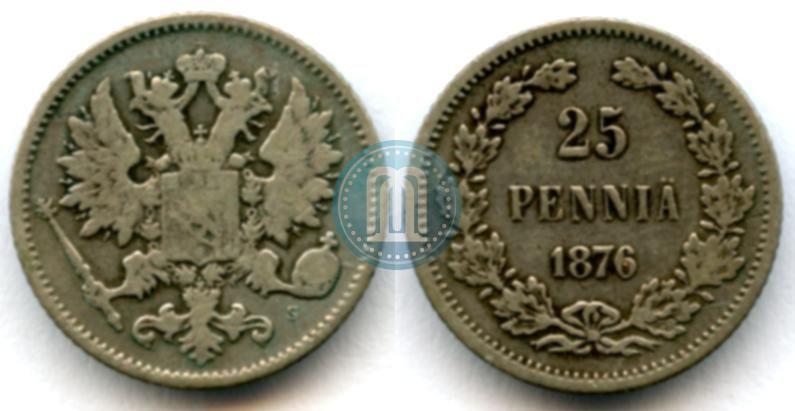Фото 25 пенни 1876 года S 