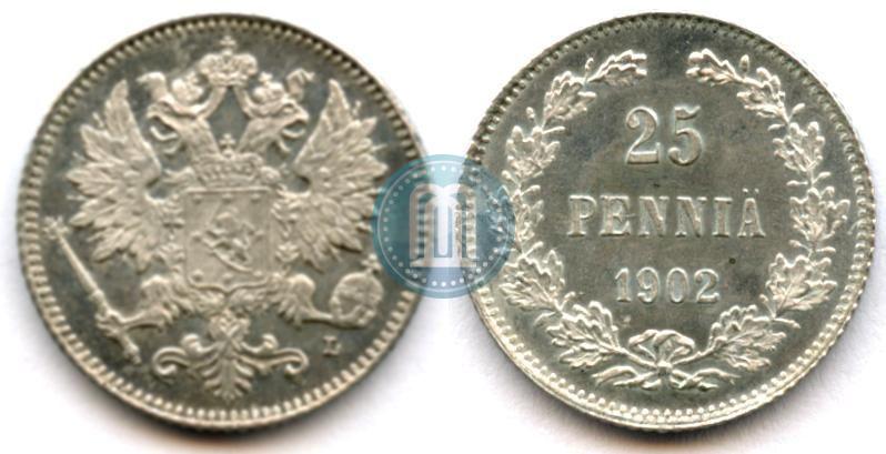 Picture 25 pennia 1902 year L 