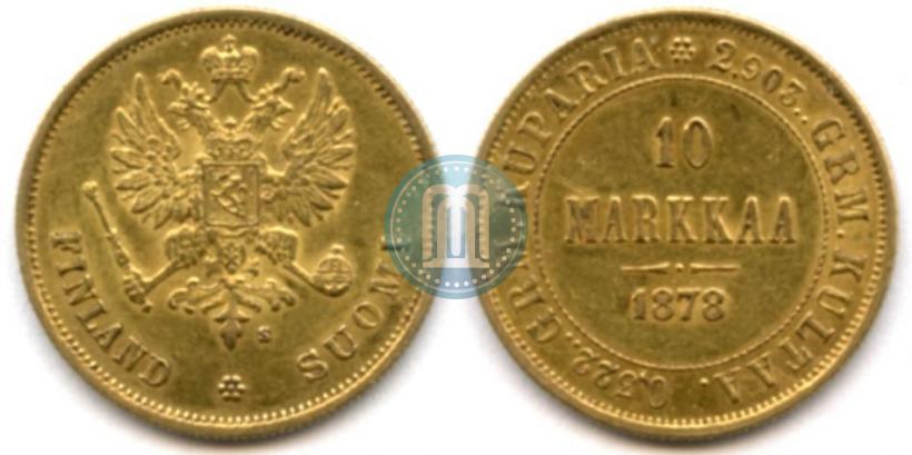 Picture 10 markkaa 1878 year S 