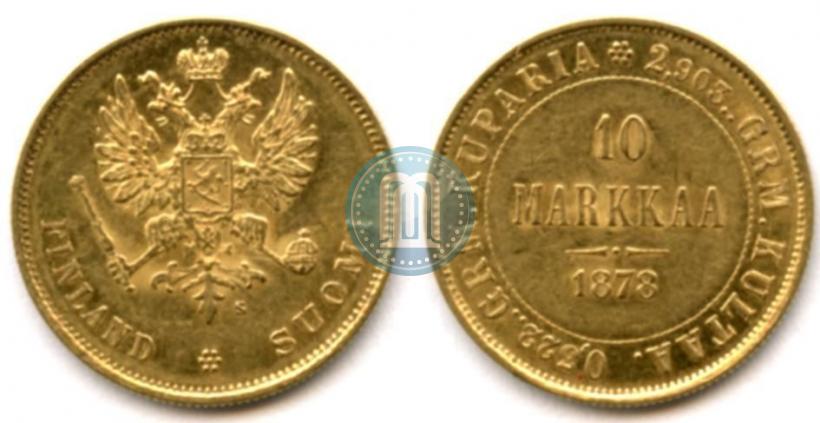 Picture 10 markkaa 1878 year S 