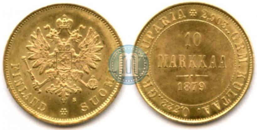 Picture 10 markkaa 1879 year S 